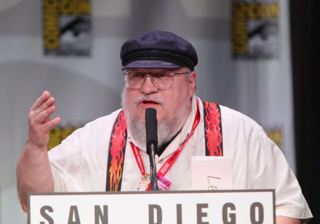 George R.R. Martin attends HBO's "Game Of Thrones" Panel At Comic-Con 2011 on July 21, 2011 in San Diego, California. 