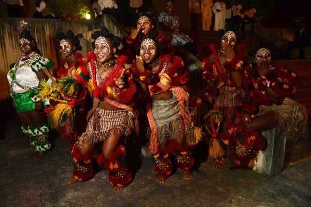 Efik dancers perform for delegates as they gather from 56 African nations for the UN World Tourism Organisation's conference on Africa held in the eastern city of Calabar in eastern Nigeria this week on June 27, 2012 in Calabar, Nigeria.