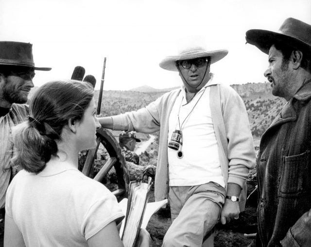 Sergio Leone on the set of The Good The Bad And The Ugly