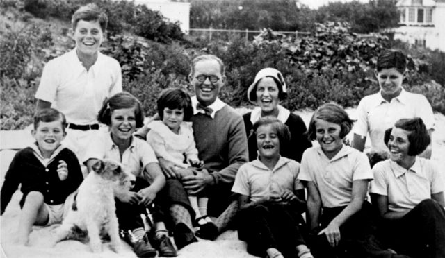 The Kennedy Family, in Hyannis Port, MA, in 1931. (Photo Credit: Nikki Ansin / Getty Images)