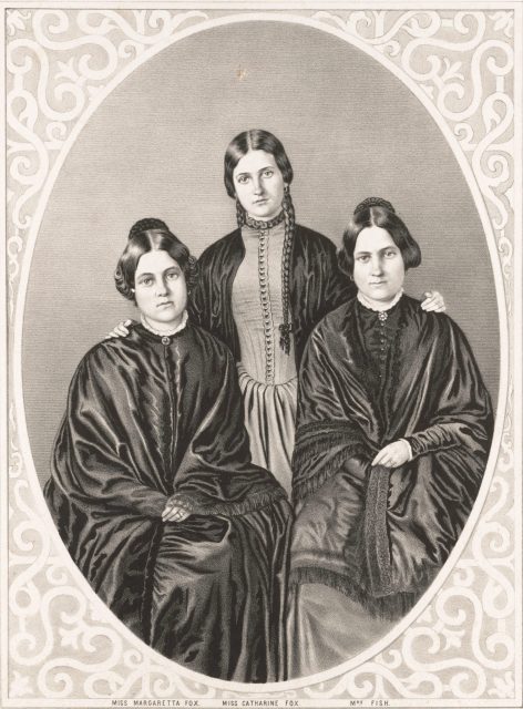 Margaretta, Kate and Leah Fox, the Fox sisters were prominent victorian spiritualists.