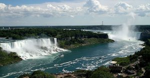 View of the American side of Niagara Falls