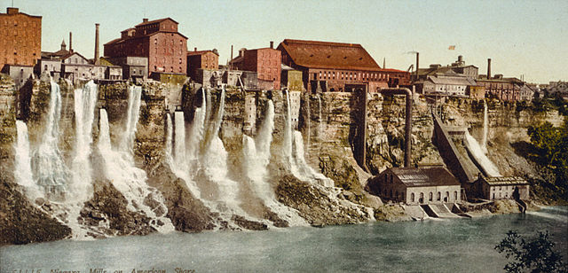 Niagara Falls Mill District in 1900