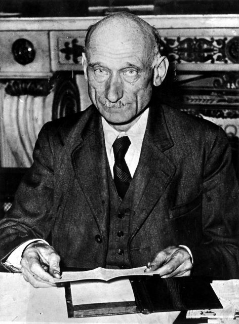 Portrait of Robert Schuman 