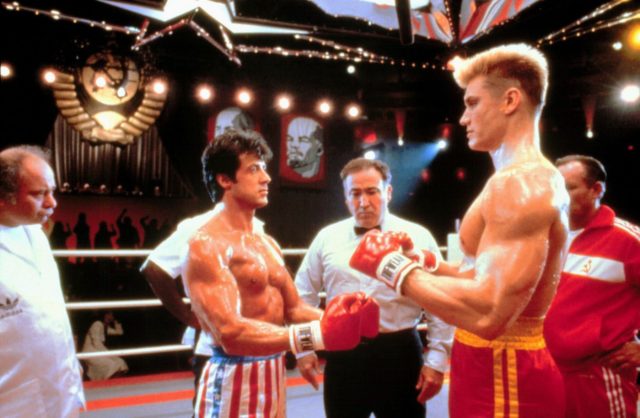 fighting scene from Rocky IV