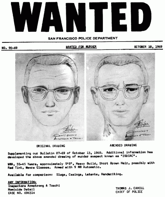 San Francisco Police Department wanted poster