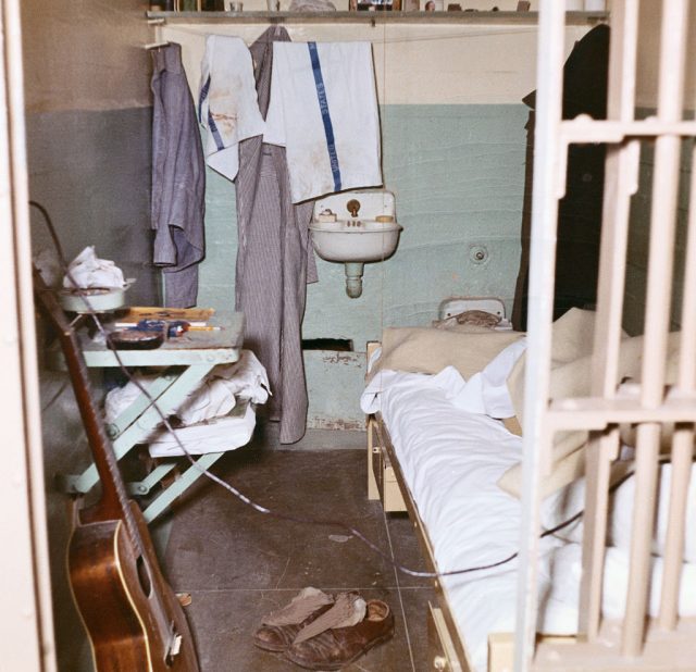 One of the escapee's prison cells