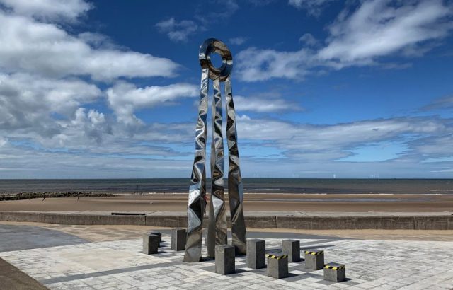 Offa's Dyke Path Monument at Prestatyn