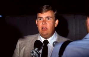 John Candy attends and event in circa 1985 in Los Angeles, California.
