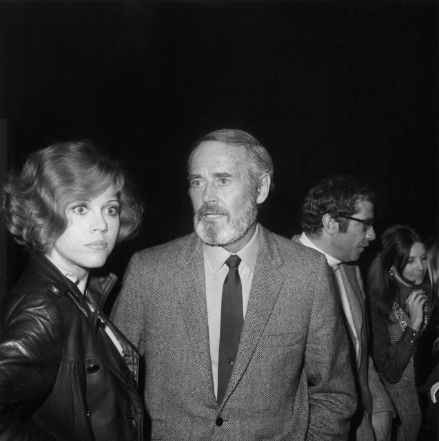 Jane Fonda and Henry Fonda 