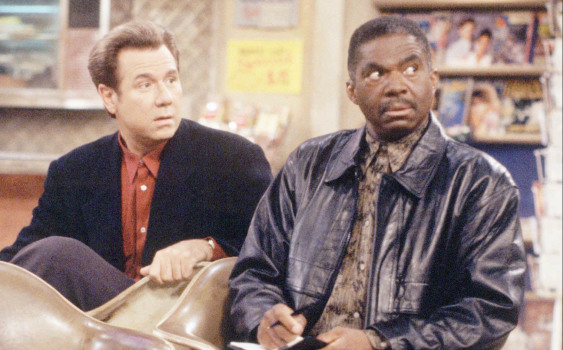 Charlie Robinson, right, guest-stars on an episode of "The John Larroquette Show" in 1995. Larroquette, left, and Robinson were co-stars on "Night Court." Robinson died Sunday, July 11, 2021, in Los Angeles. He was 75.