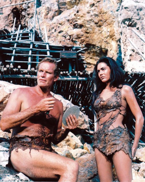 Linda Harrison and Charlton Heston, Planet of the Apes 