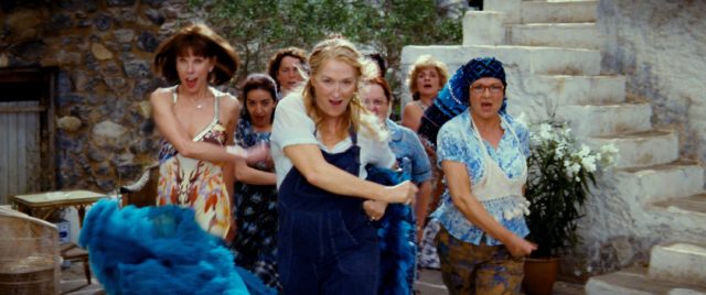 Streep singing in Mamma Mia