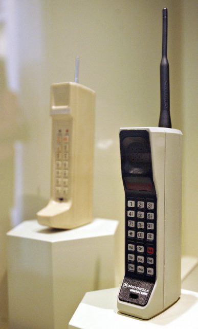 old Motorola cell phone 