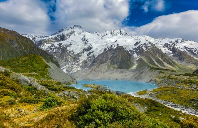 New Zealand mountain view 