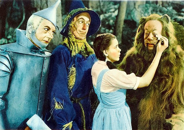 The Tin Man, the Scarecrow, Dorothy and the Cowardly Lion