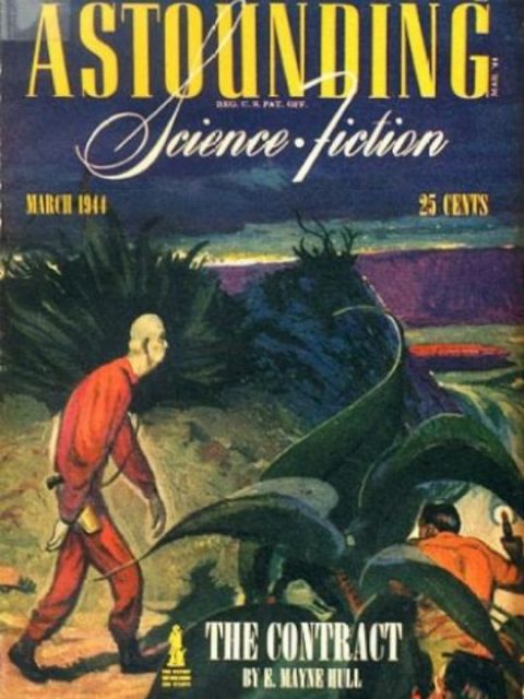 Cover of the March 1944 issue of Astounding Science-Fiction, in which "Deadline" appeared.