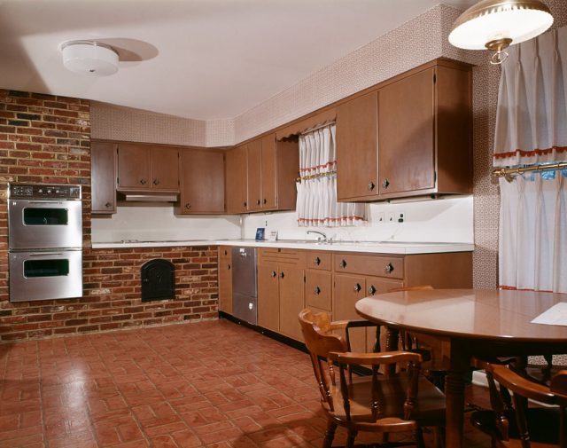1980s kitchen interior