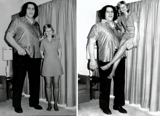 Andre the Giant and Wendy Owinski 