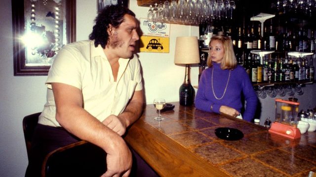 Andre the Giant at a bar