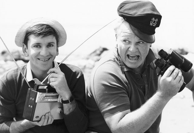 Bob Denver and Alan Hale 