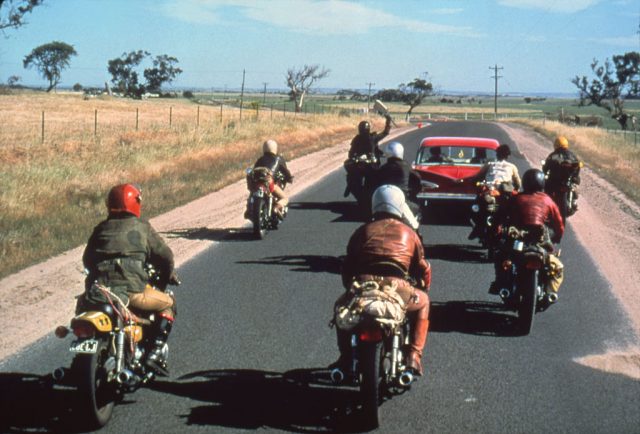 Scene from the 1979 movie Mad Max written and directed by Australian George Miller. (Photo Credit Sunset Boulevard/Corbis via Getty Images)