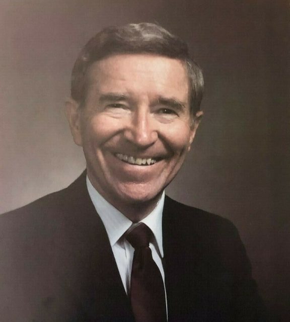 Governor Evan Mecham. Circa 1987. (Photo Credit: UpDike Photography, Public Domain)