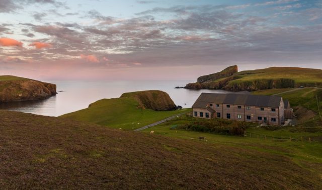 Fair Isle at sunset