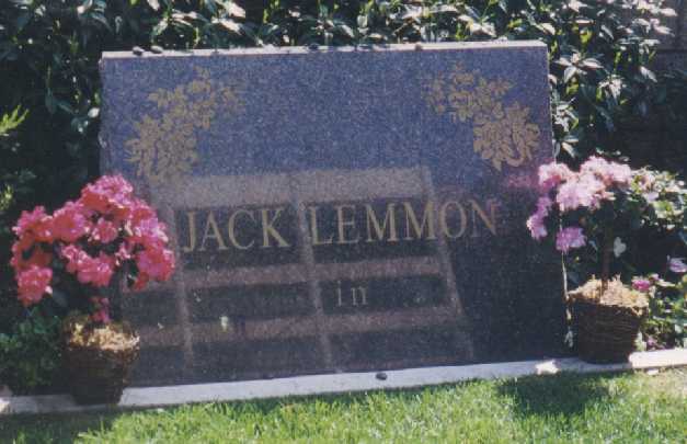 Jack Lemmon Tombstone