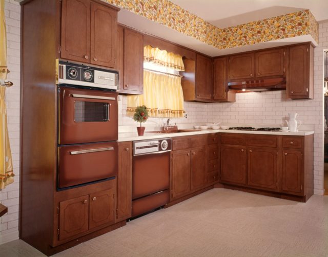 1970s kitchen interior