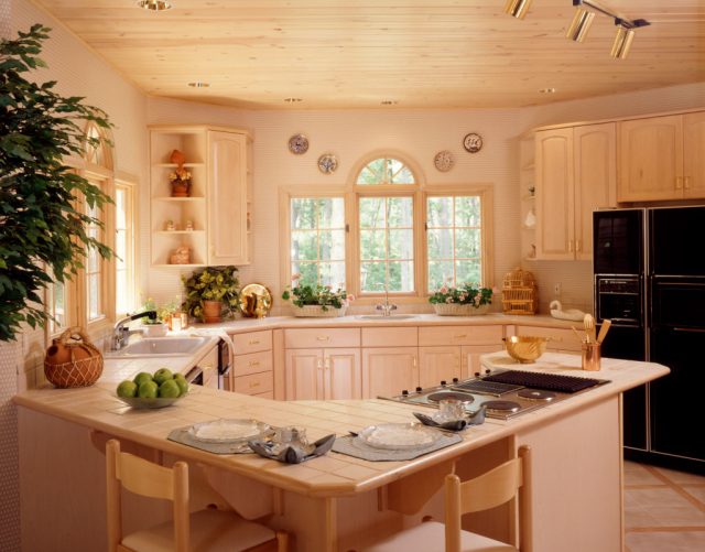 1990s kitchen interior