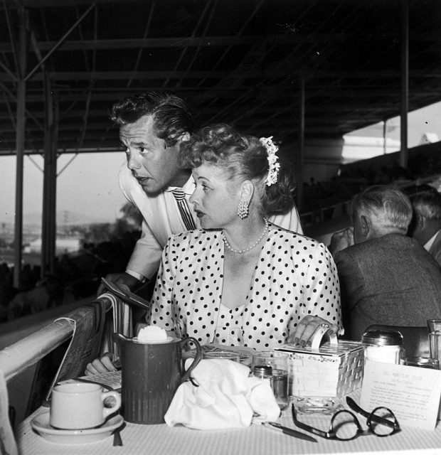 Lucille Ball with her husband Desi Arnaz