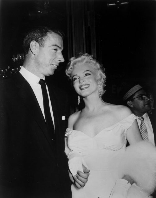 Joe DiMaggio and Marilyn Monroe 