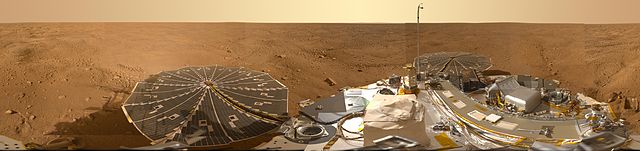 Panorama view of Mars