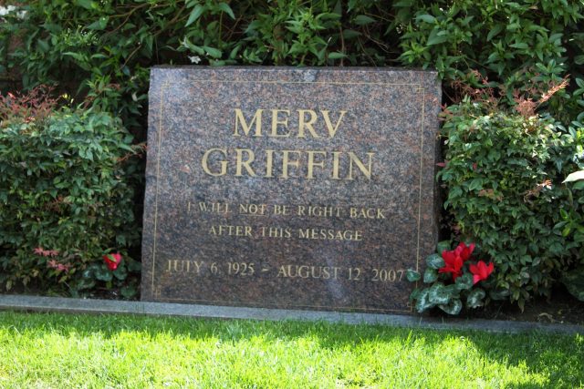 Merv Griffin Tombstone