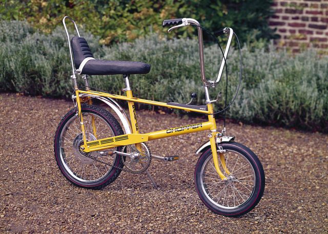 Yellow Raleigh Chopper