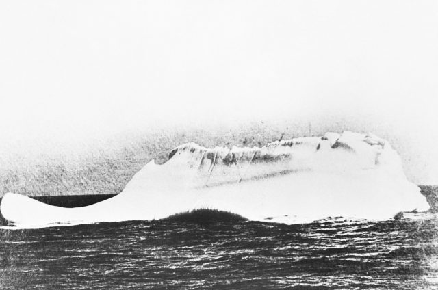 Titanic iceberg, 1912
