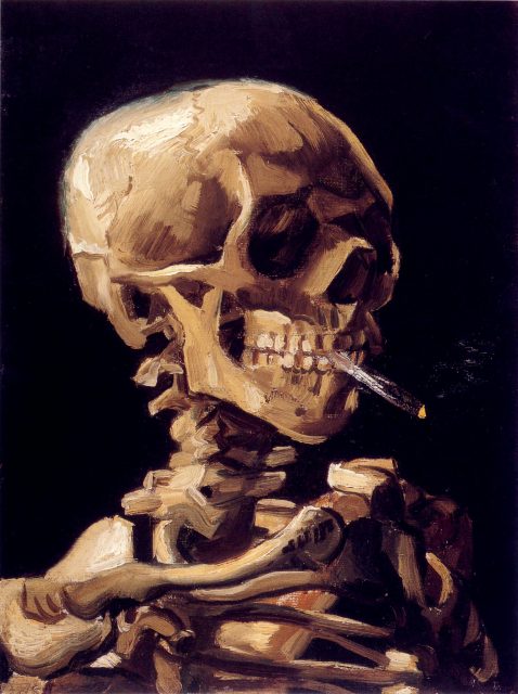 (Photo Credit: Vincent van Gogh – Scanned from Smoke: a global history of smoking (2004) ISBN 1-86189-200-4, Public Domain, accessed via Wikimedia Commons)