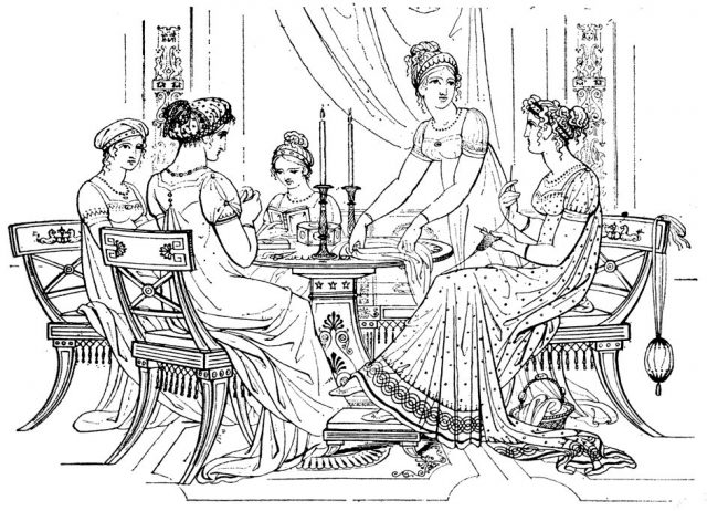 Regency era ladies 