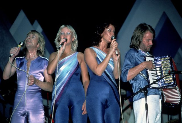 Abba performing in New York 