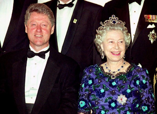 Bill Clinton and Queen Elizabeth, 1994