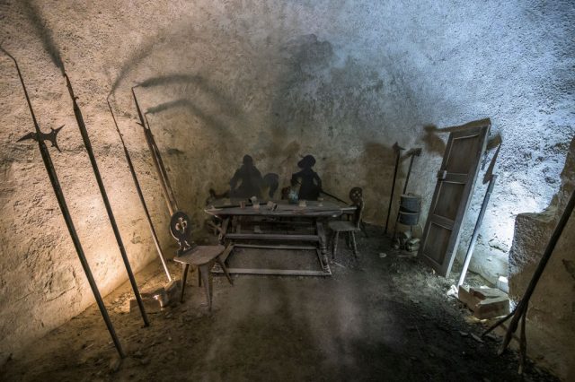 A dungeon at Hohenzollern Castle. (Photo Credit: Silas Stein/picture alliance via Getty Images)