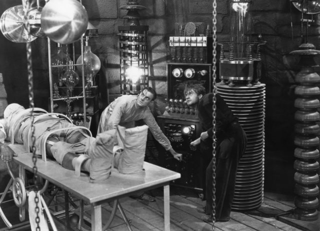 still shot from the lab in 1931's 'Frankenstein'