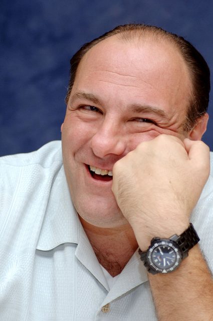 James Gandolfini during “The Sopranos” Press Conference. (Photo Credit: Vera Anderson/WireImage)