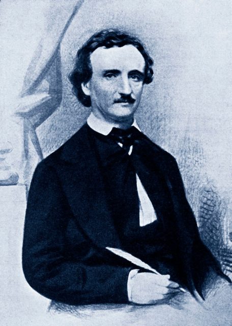 Edgar Allen Poe – in 1849. American writer, poet, critic and editor. From a daguerreotype. (Photo by Culture Club/Getty Images)