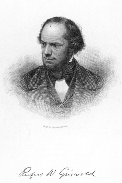 Rufus Wilmot Griswold (1815 – 1857), American critic, literary editor ‘Graham’s Magazine’ 1842-43, literary executor of Edgar Allan Poe, whom he slandered, edited poetry anthologies.  (Photo Credit: Hulton Archive/Getty Images)