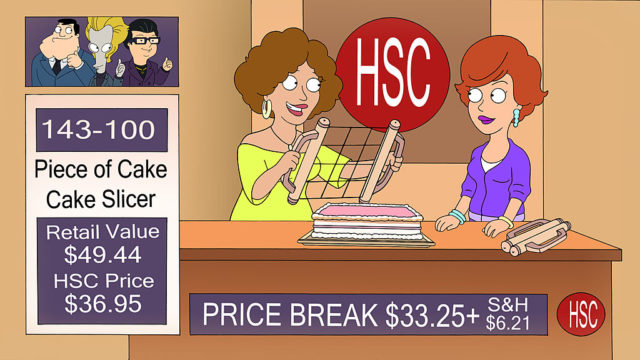 cartoon home shopping channel