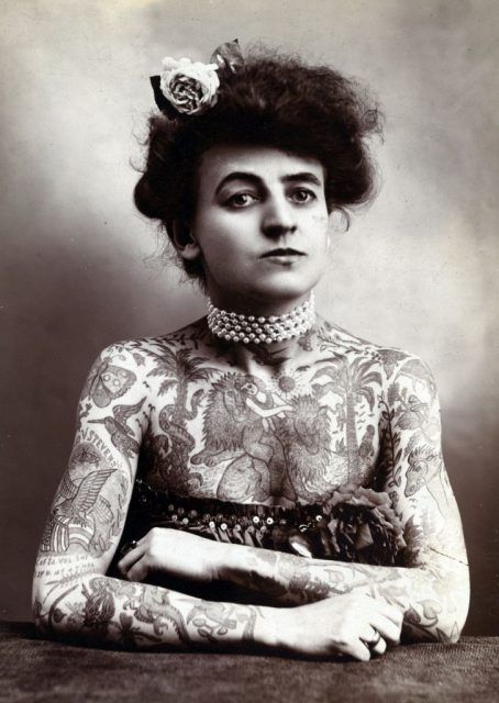 Maud Wagner sitting at a table