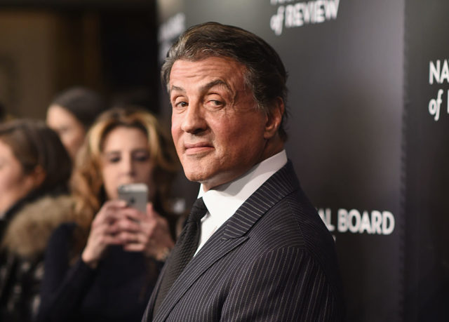 Sly Stallone at an event