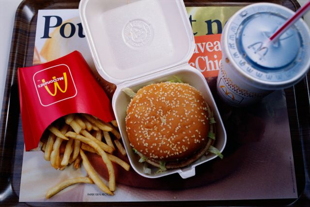 Fries, a Big Mac and a soda